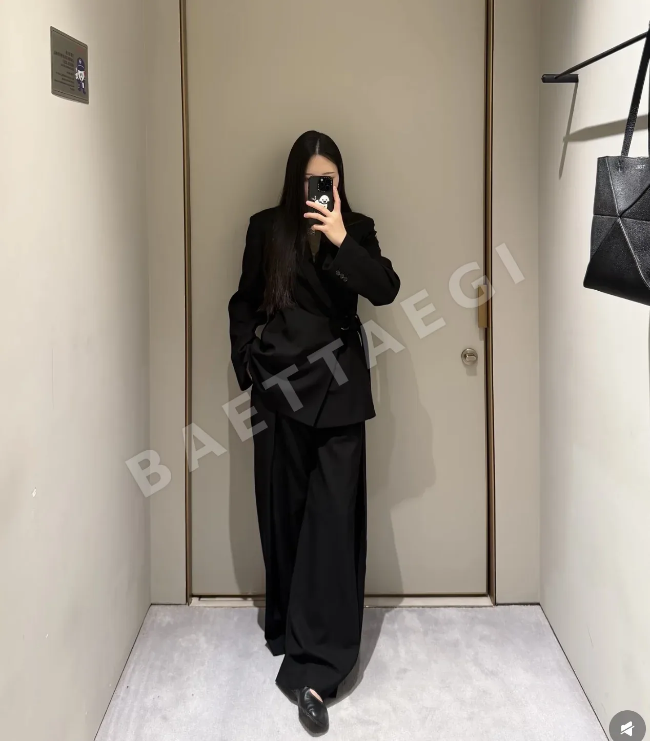 로에베 슬림핏 수트 세트 96568