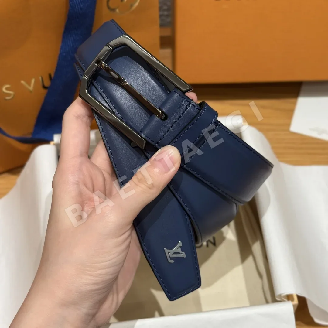 루이비통 소가죽 남성용 버클 벨트 상세 이미지 3