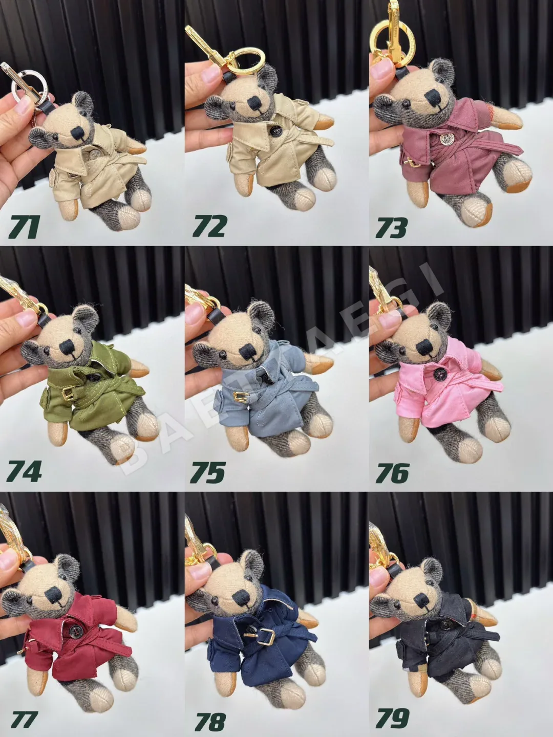 버버리 곰 인형 키링 상세 이미지 9