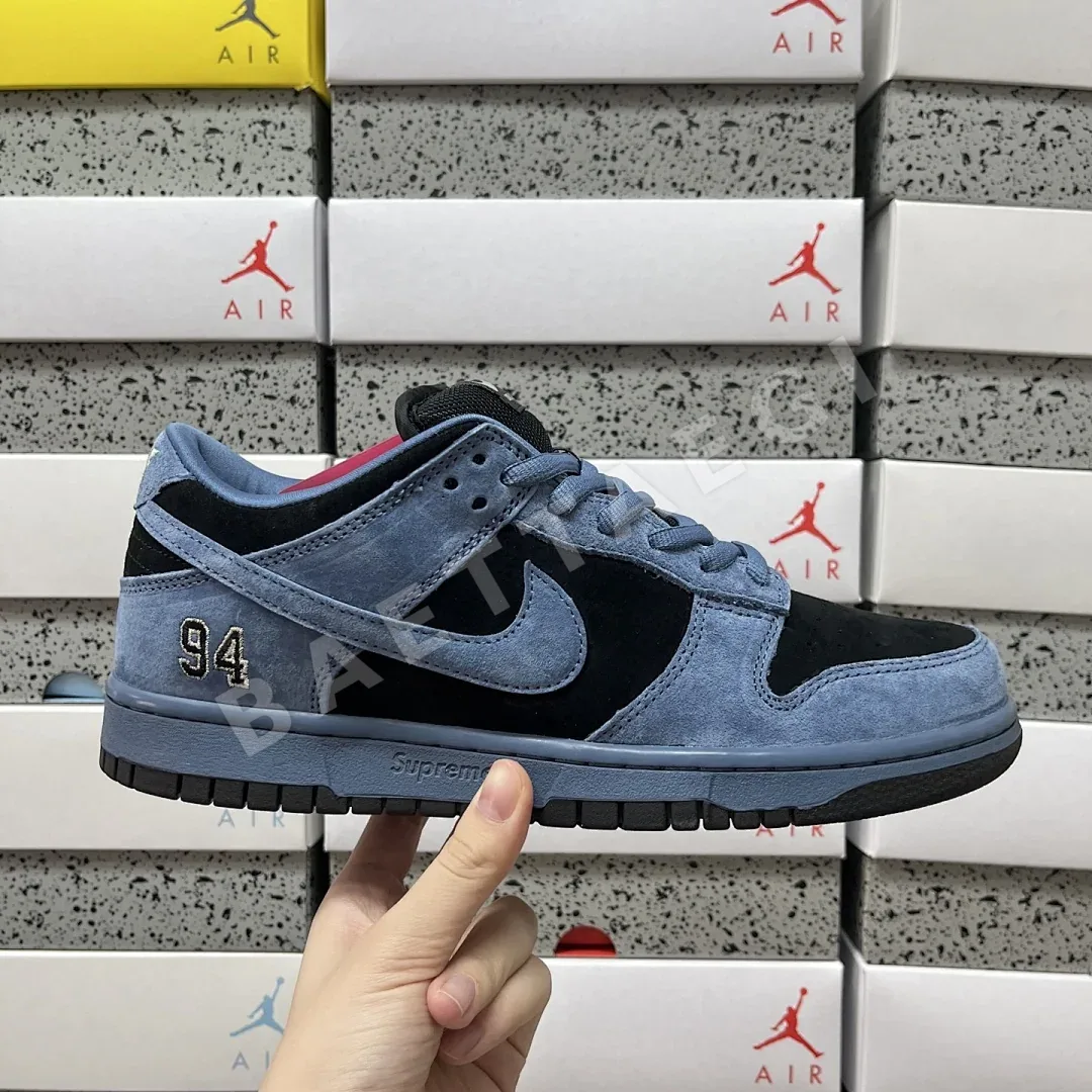 나이키 [S2] SB 덩크 로우 블루 블랙 HQ8487-400 201045 Nike SB Dunk Low Supreme 94 Ocean 상세 이미지 5