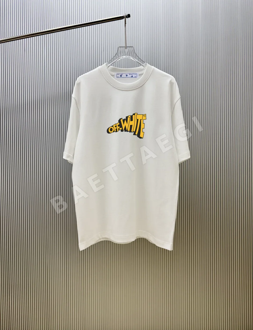 오프화이트 남성 반팔 티셔츠 87108