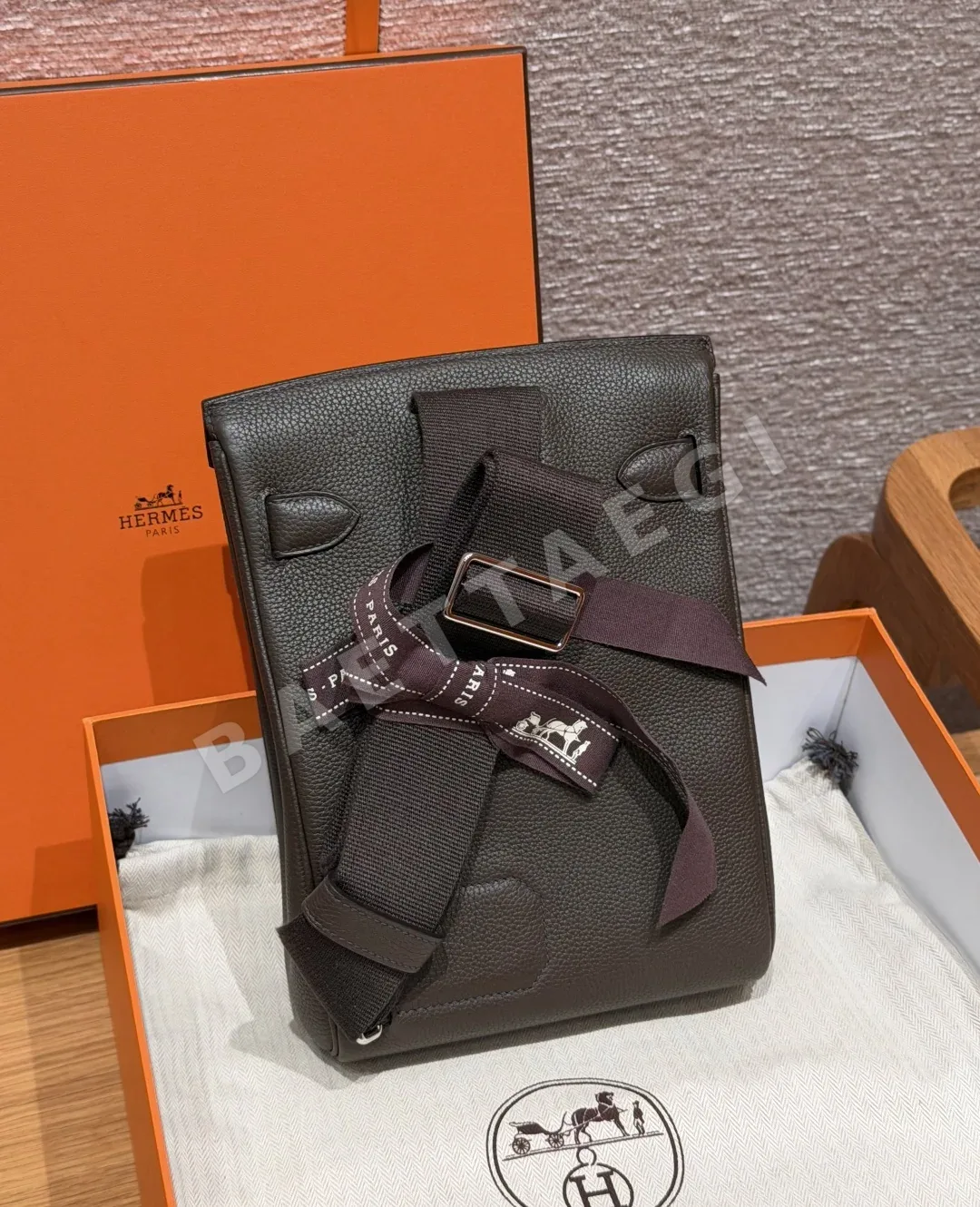 에르메스 핵 아 도 토고 가죽 백팩 상세 이미지 2