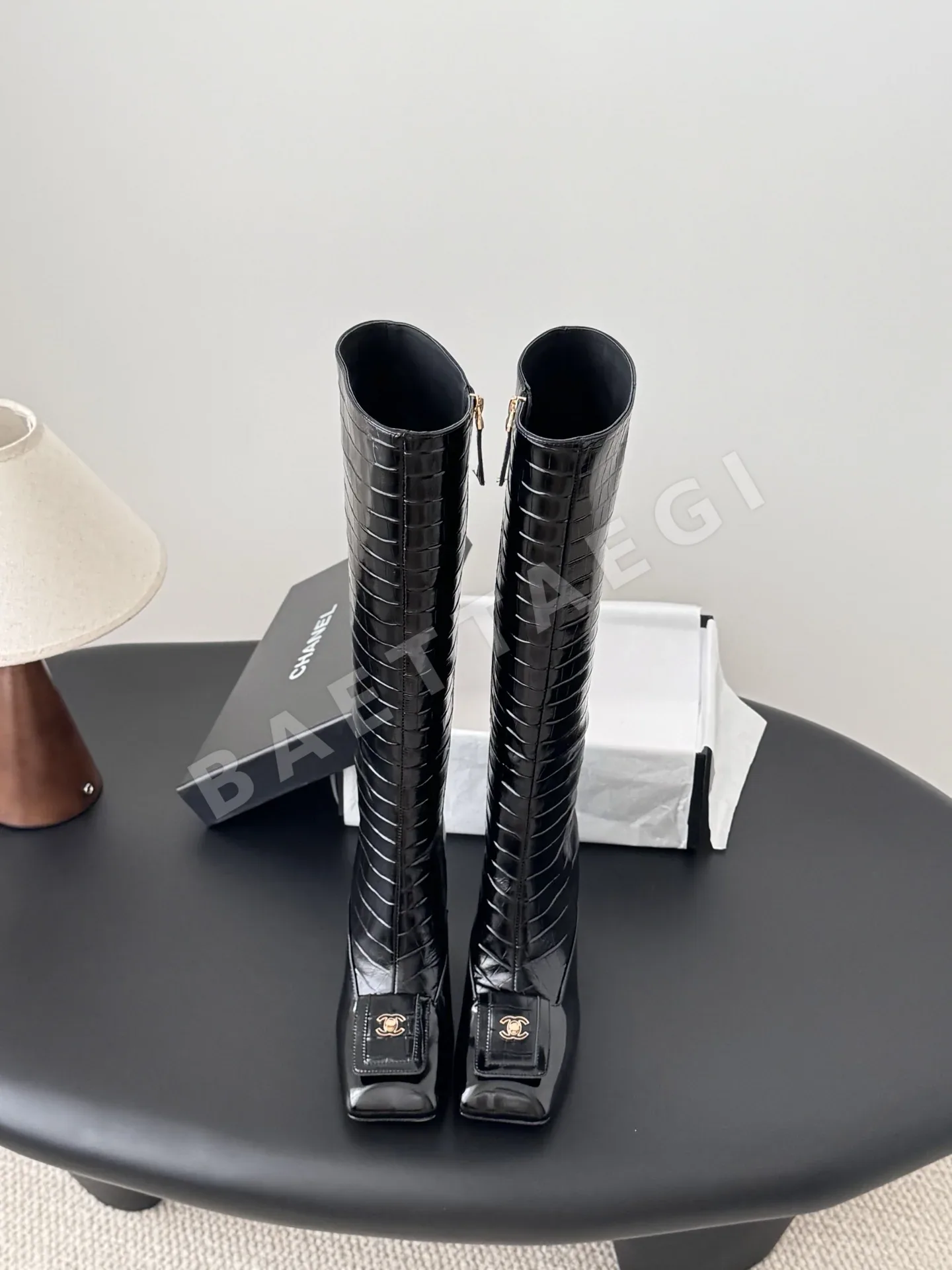 샤넬 25A 메티에다르 롱부츠 16246