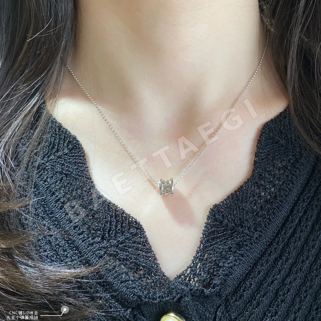 불가리 금도금 스프링 목걸이 64861