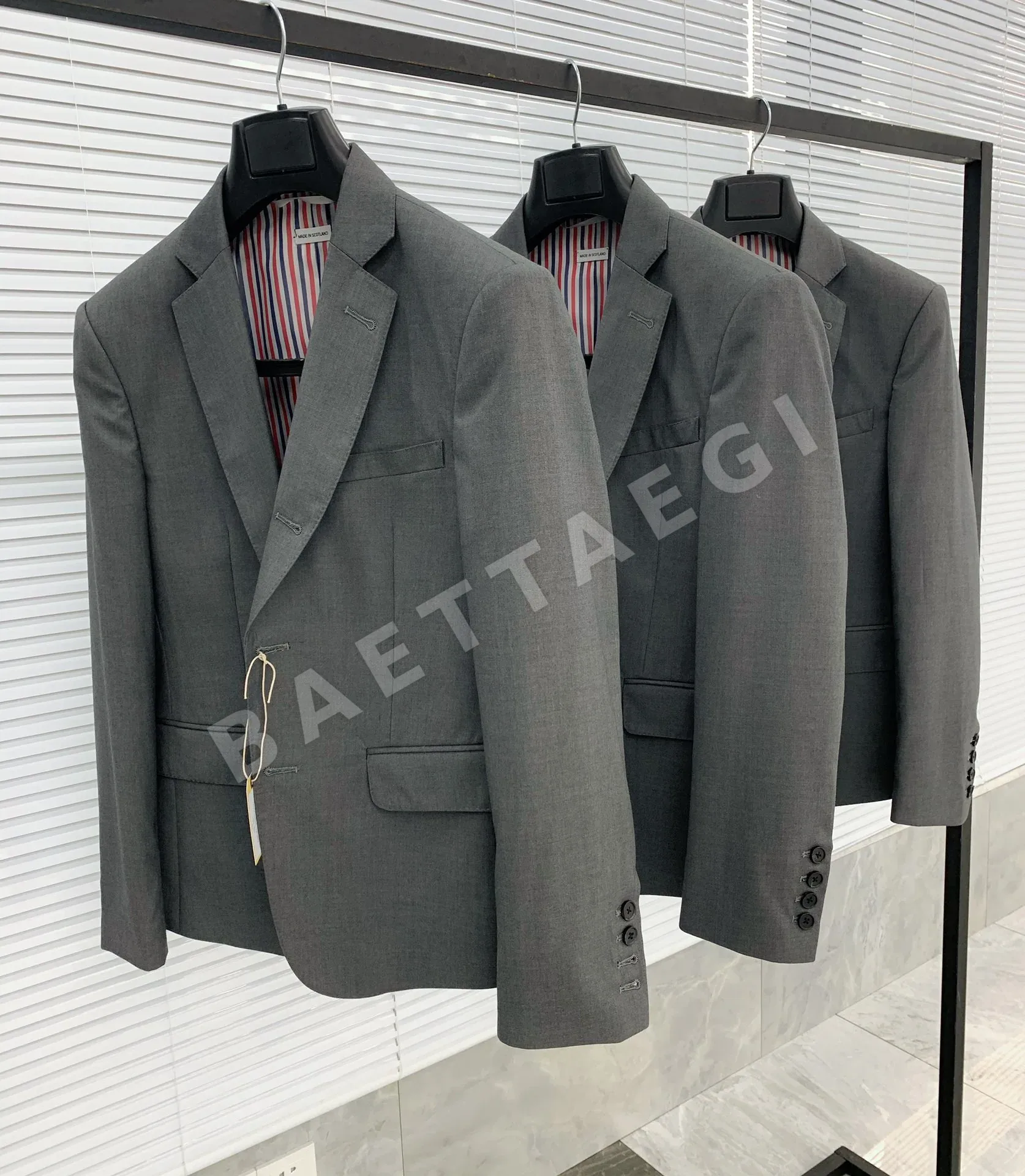 톰브라운 남성 기본 무지 정장 자켓 상세 이미지 3