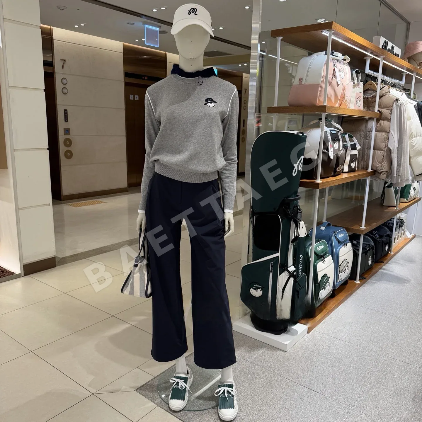 말본 여성 골프 팬츠 153225