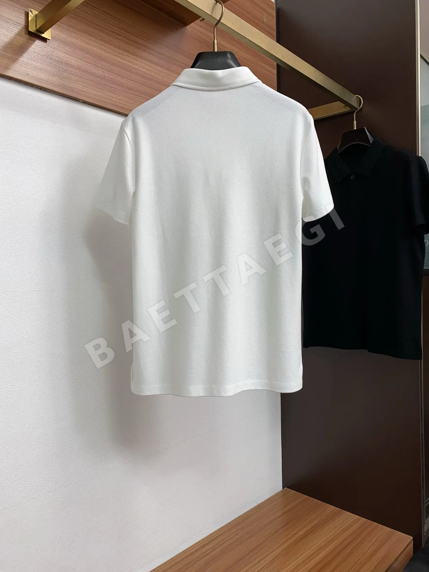 제냐 라펠 카라 남성 반팔 폴로셔츠 상세 이미지 9