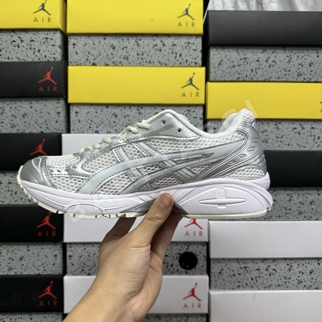 아식스 [LZ] 젤 카야노 14 1201A457-100 200584 Asics Gel-Kayano 14 JJJJound Silver White 상세 이미지 5