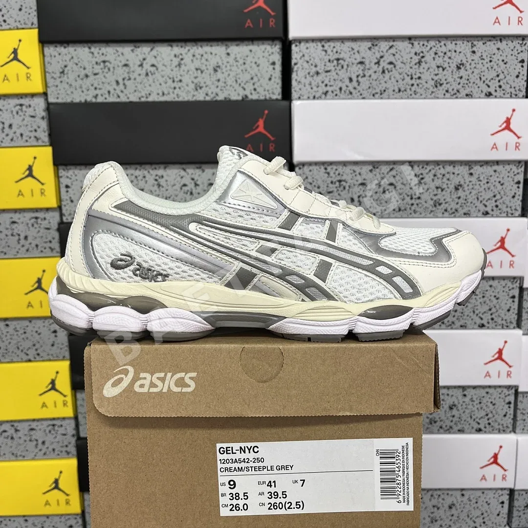 아식스 [M] 젤 NYC 2055 1203A542-250 200499 Asics Gel-NYC 2055 Cream Steel