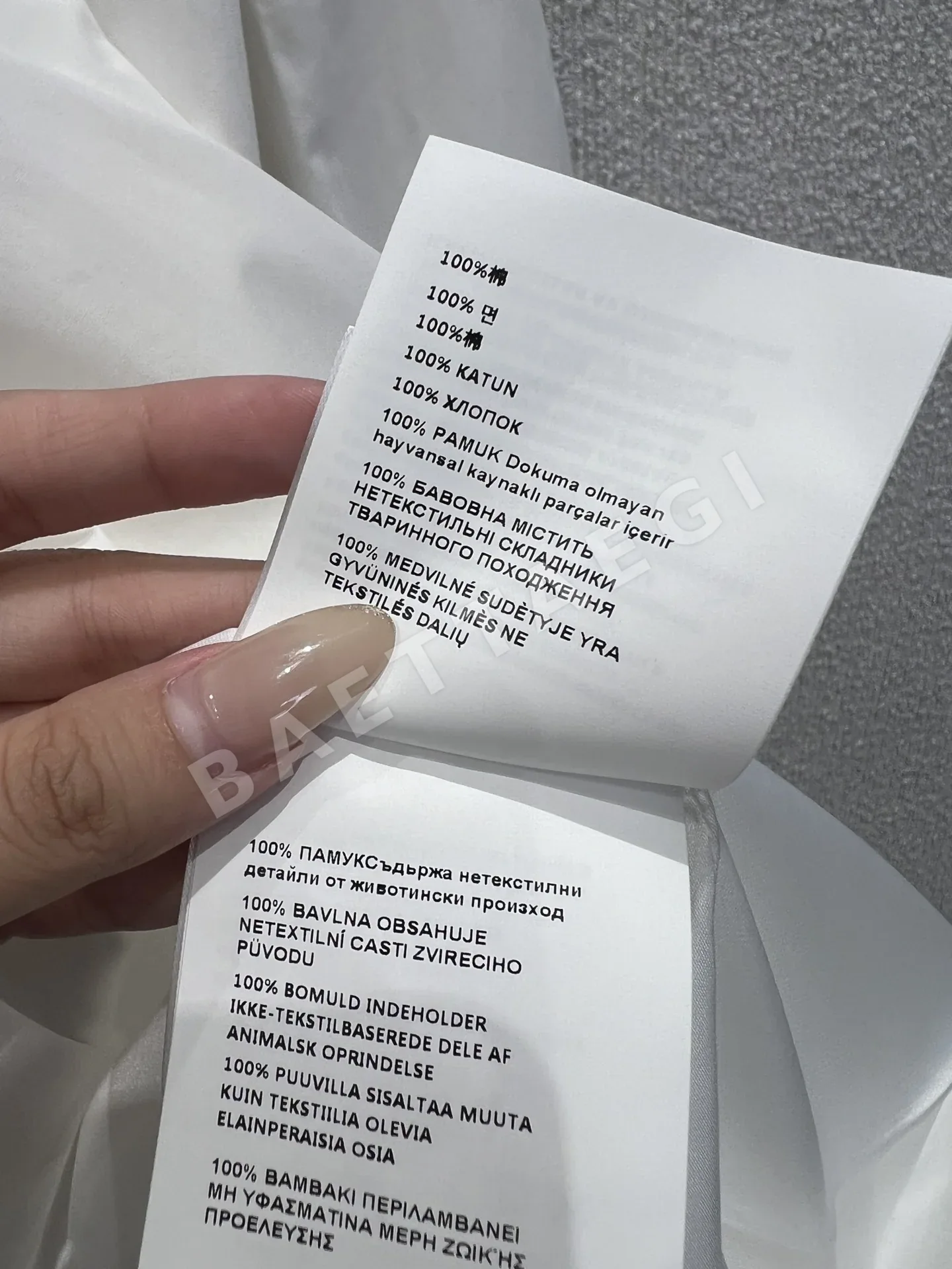 미우미우 코튼 포플린 7 부 소매 베이비돌 원피스 상세 이미지 8