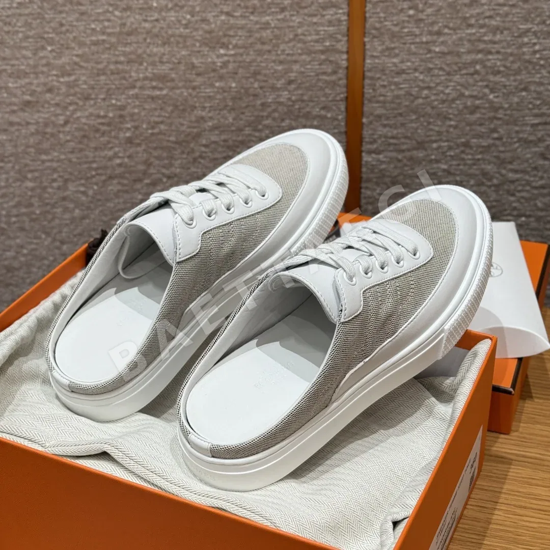 에르메스 킵 샌들 화이트 가죽 상세 이미지 6