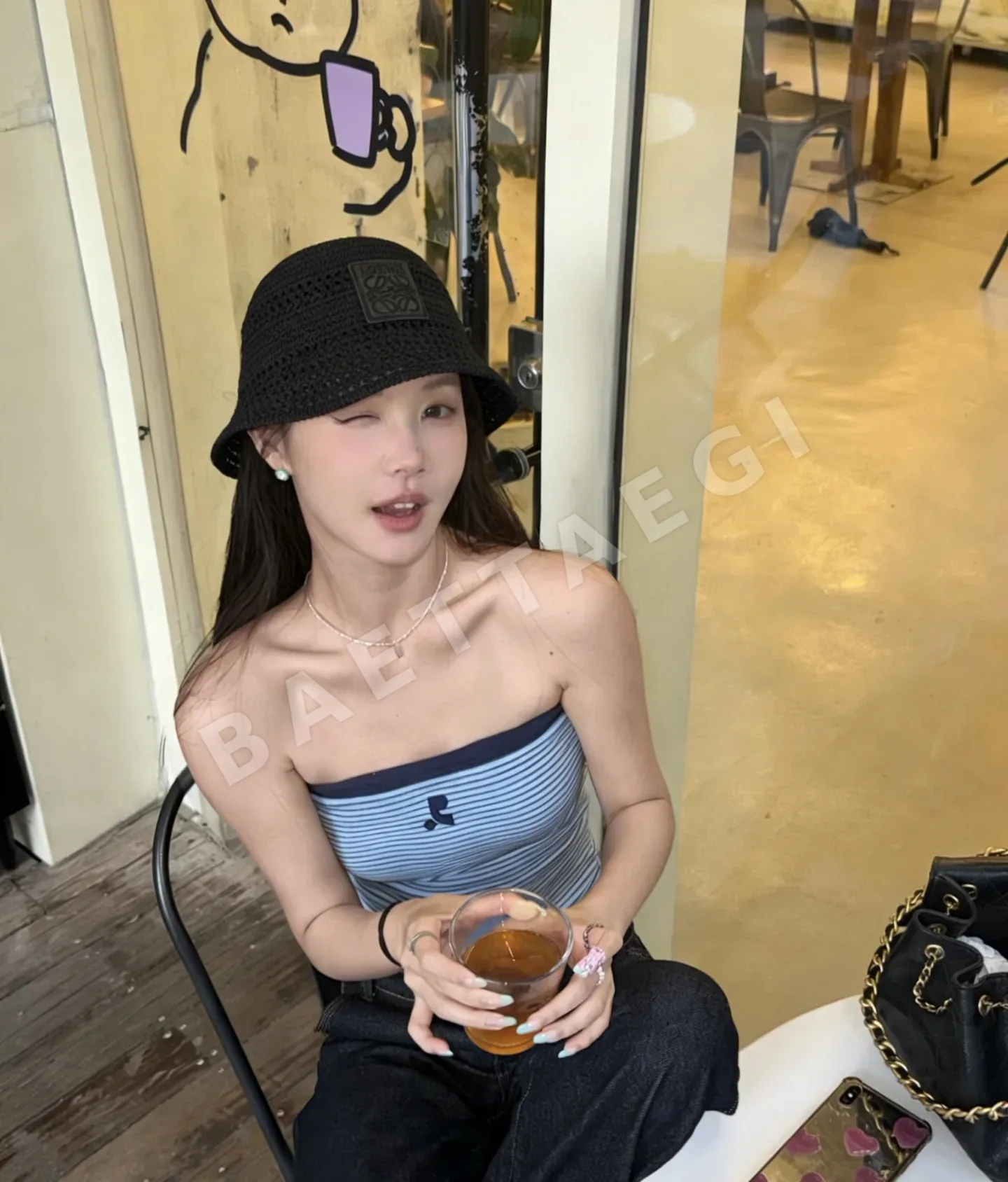 로에베 밀짚 어부 모자 상세 이미지 6