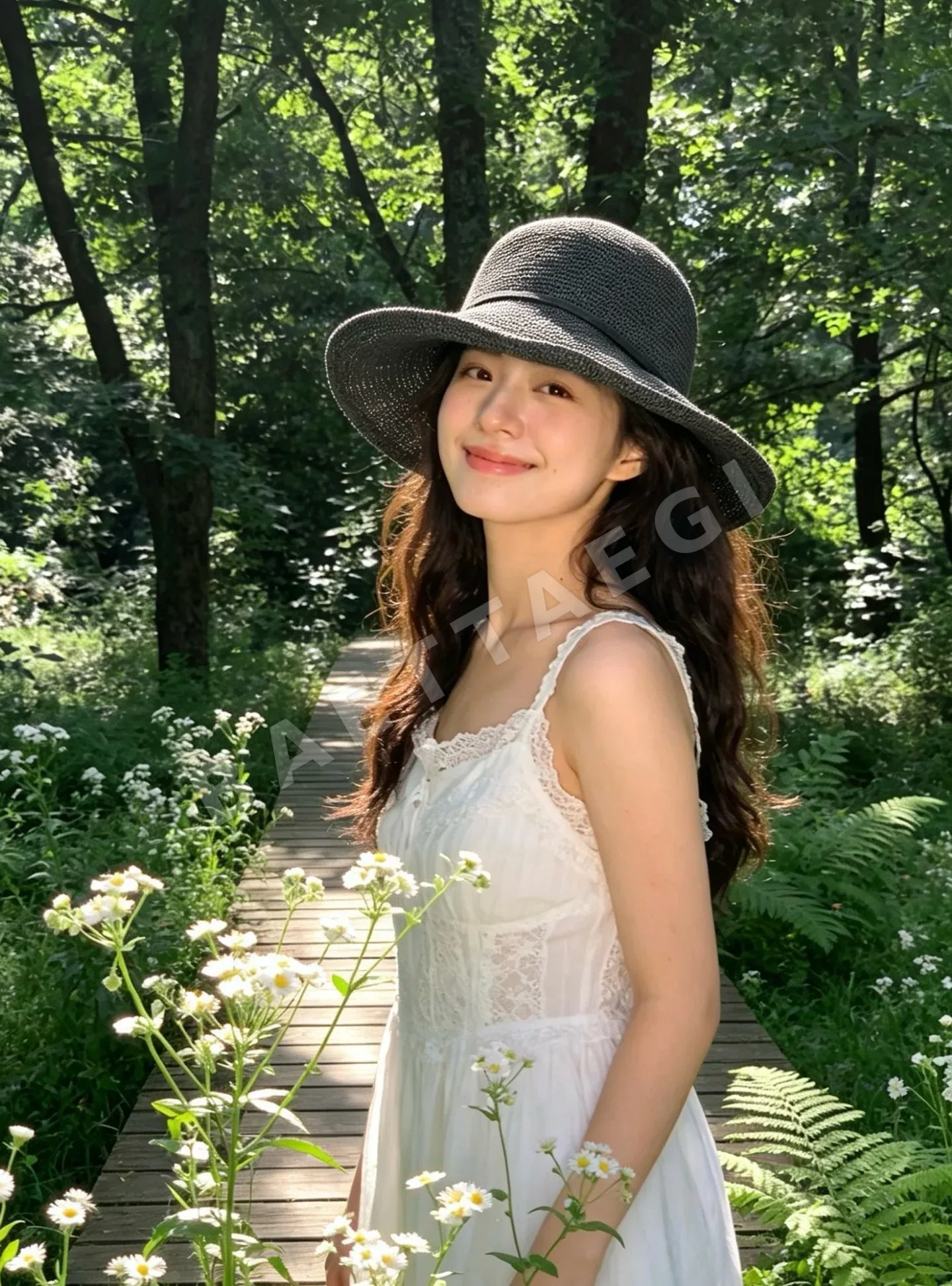 샤넬 파피루스 코바늘 보울 햇 모자 상세 이미지 2