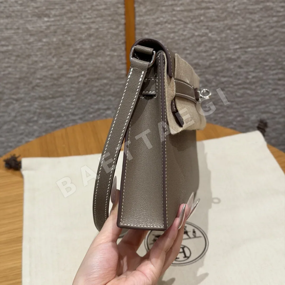 에르메스 켈리 엘란 실버 H형 언더암 가방 상세 이미지 2