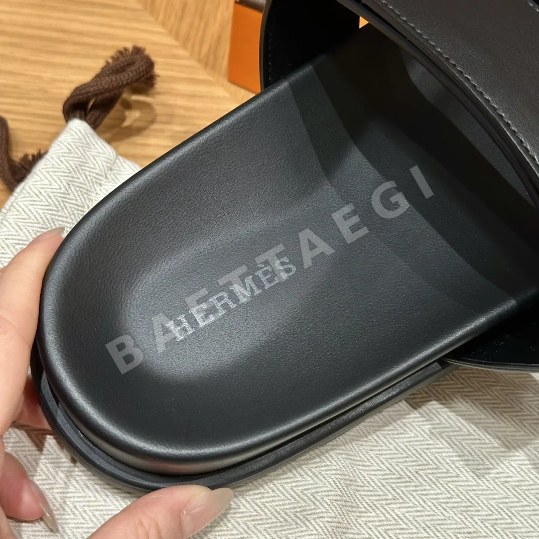 에르메스 시프레 샌들 블랙 램스킨 상세 이미지 8
