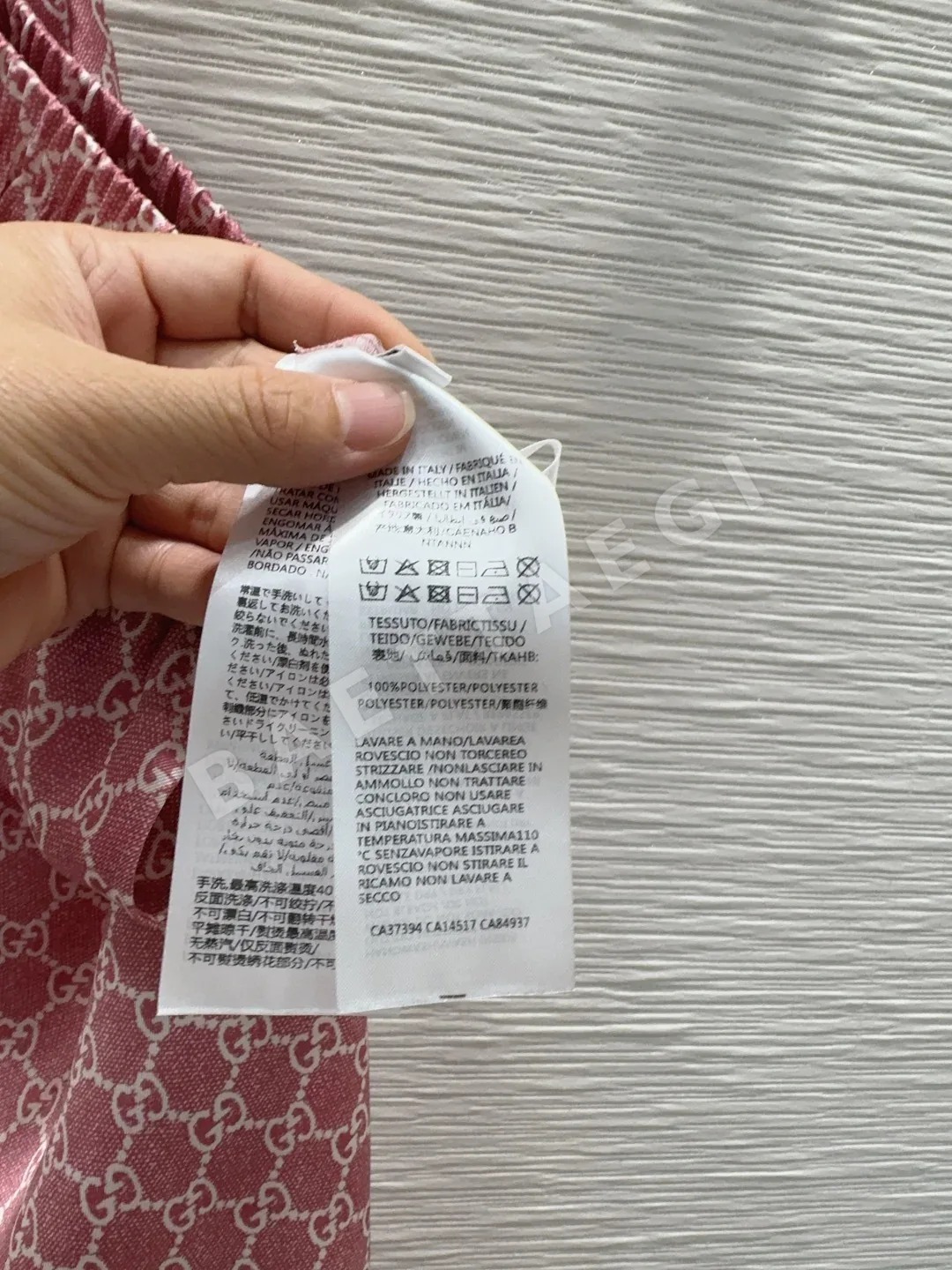 구찌 여성 린넨 바지 상세 이미지 8