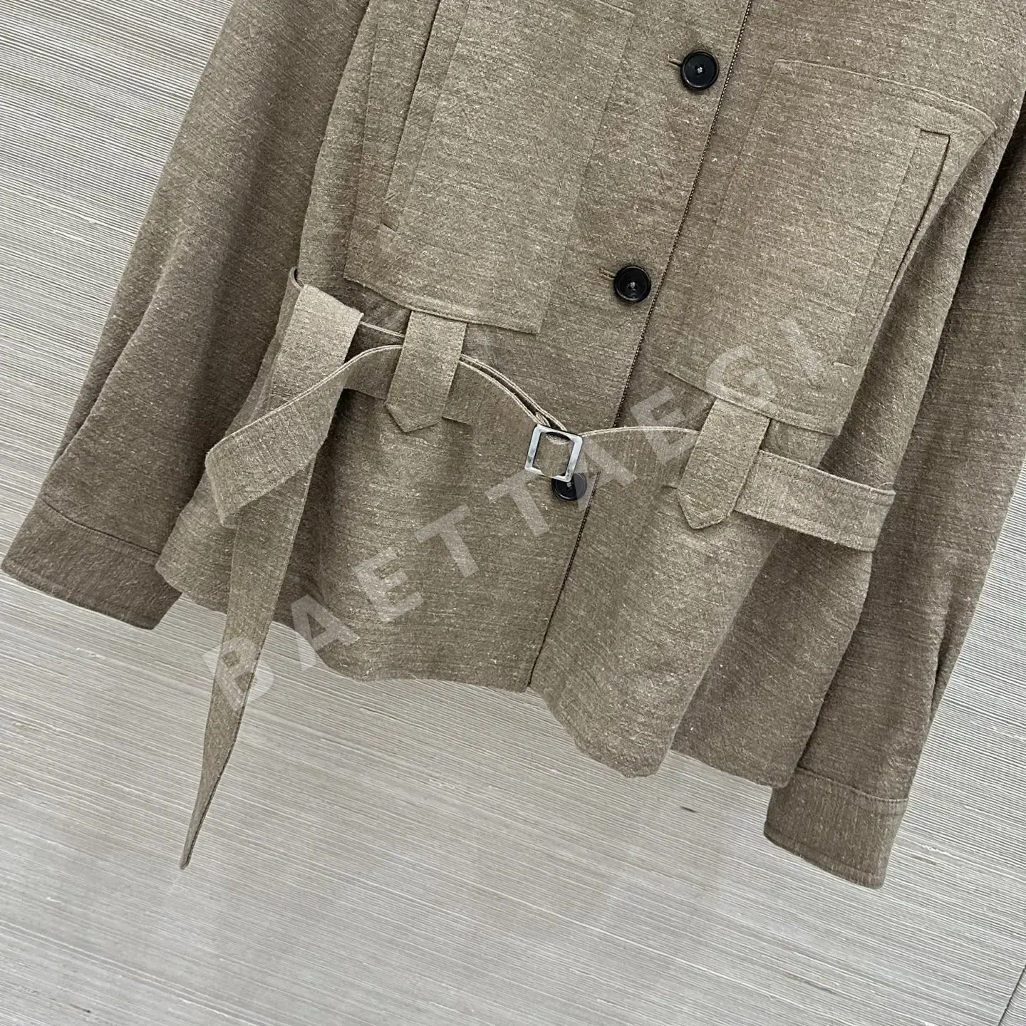 브루넬로쿠치넬리 린넨 벨트 여성 자켓 상세 이미지 5