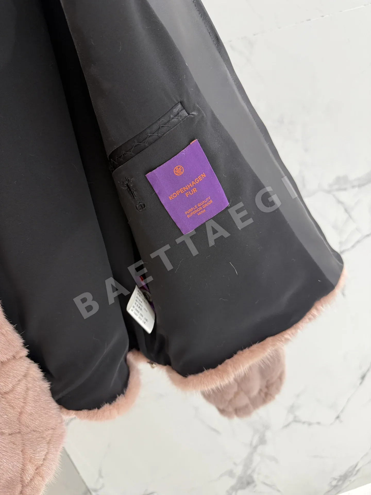 디올 밍크 퍼 라운드넥 자켓 상세 이미지 6