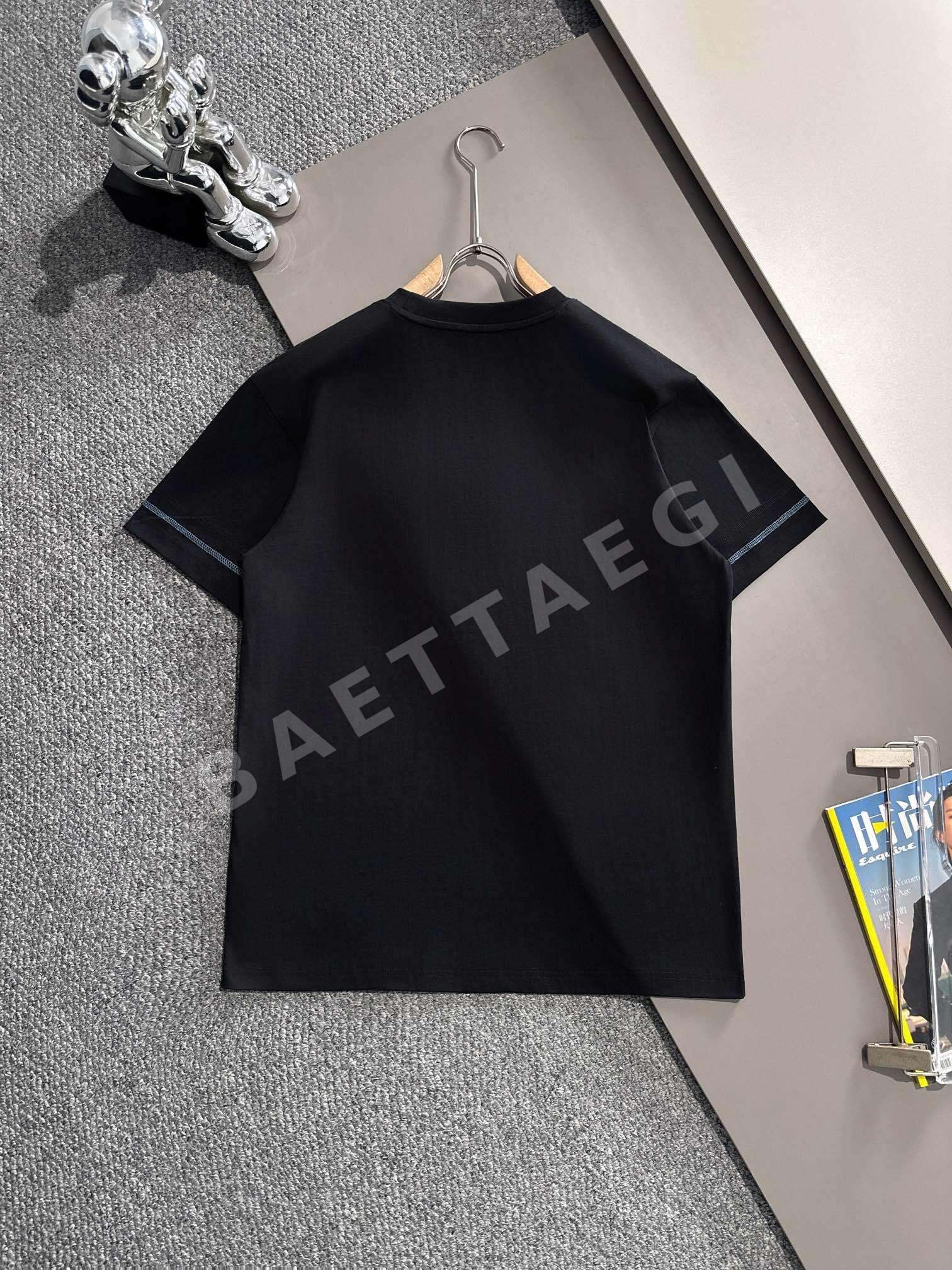 펜디 칫솔 자수 더블 F 로고 남여공용 반팔 티셔츠 상세 이미지 2