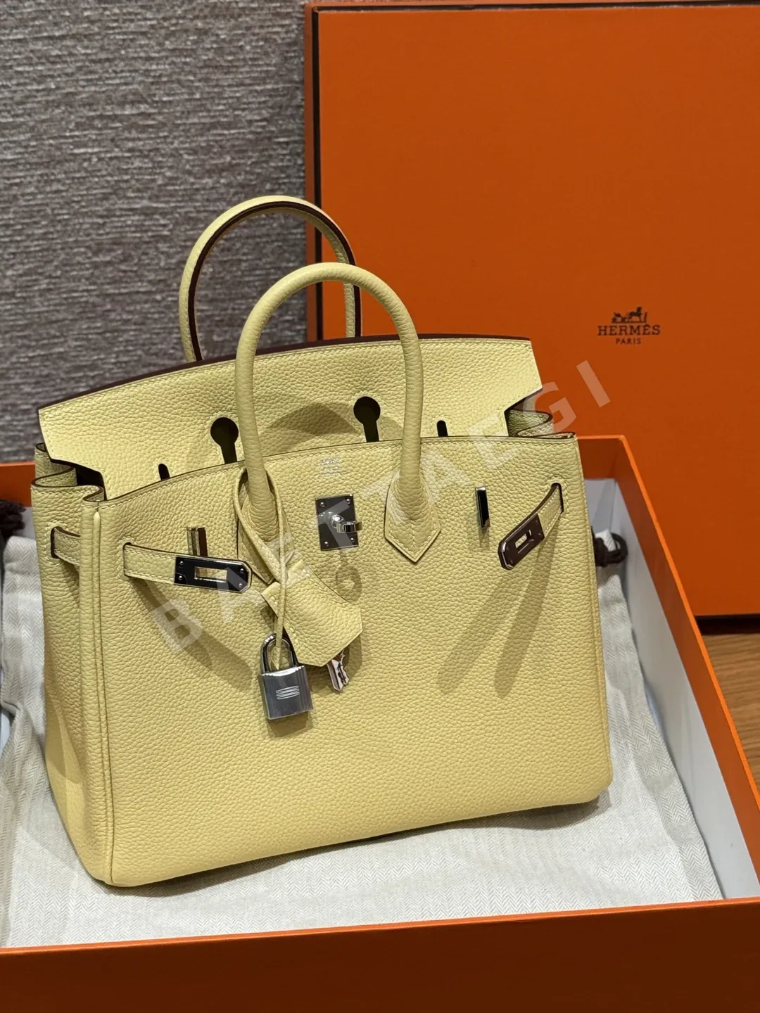 에르메스 버킨 25 토고 가방 144762