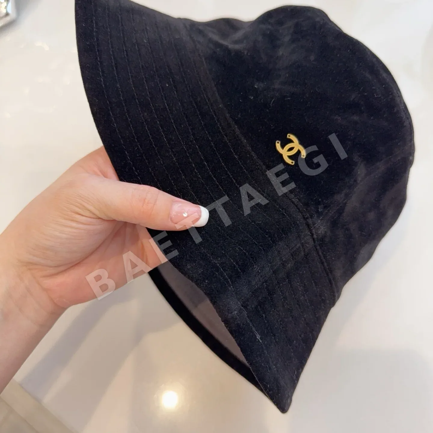 샤넬 벨벳 리버시블 피셔맨 햇 모자 상세 이미지 6
