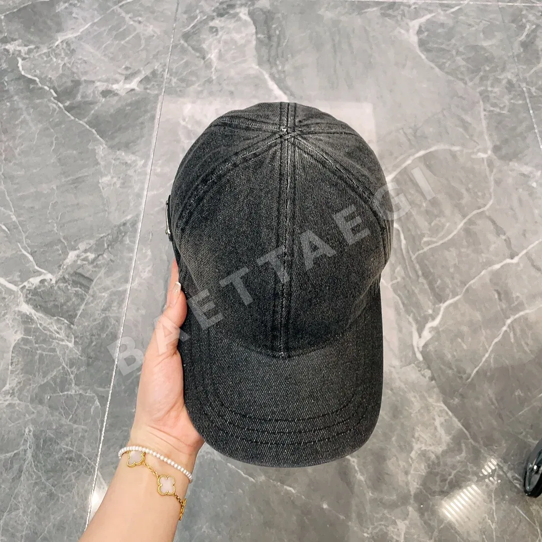 프라다 타이다이 데님 베이스볼 캡 상세 이미지 3
