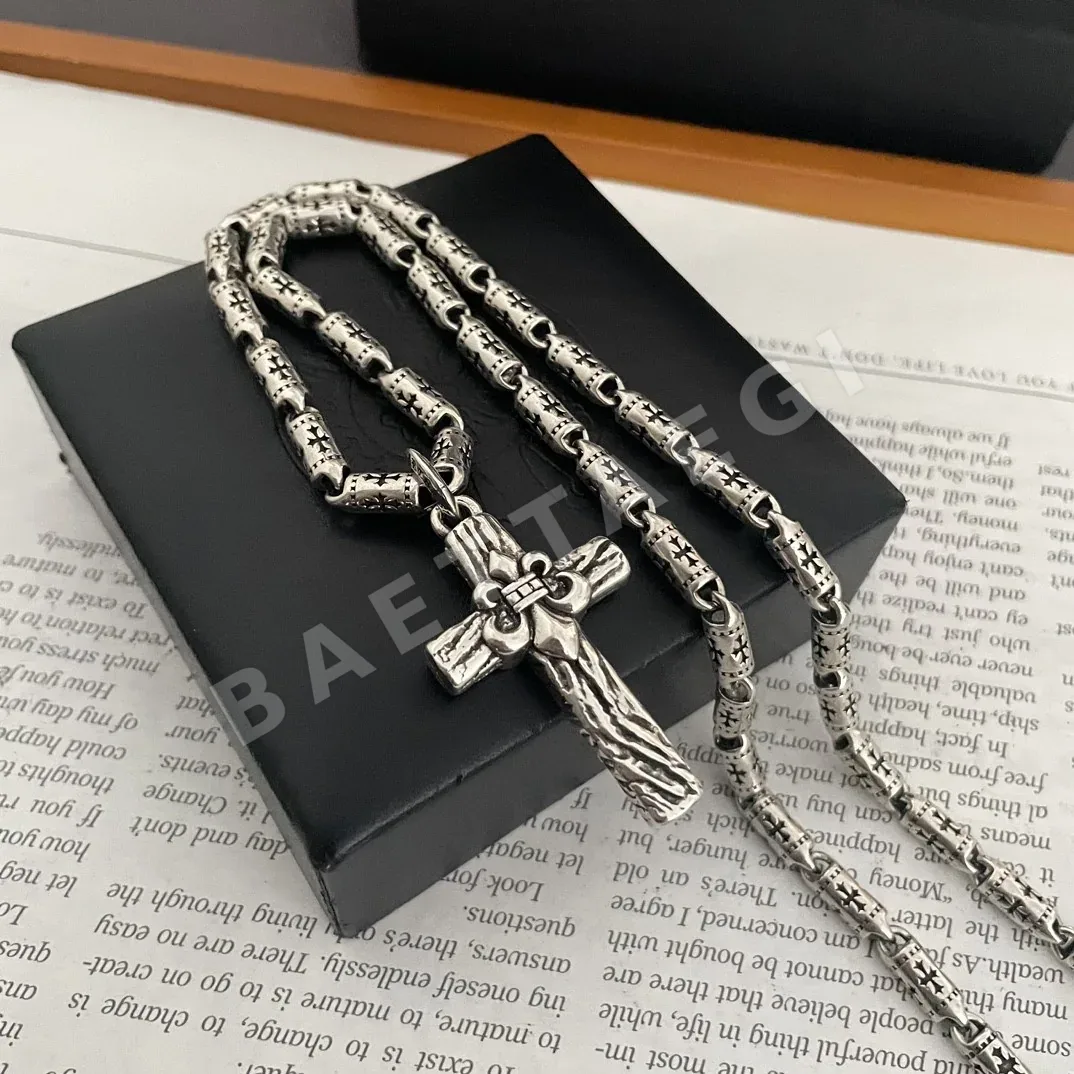 크롬하츠 크로스 팬던트 목걸이 상세 이미지 2