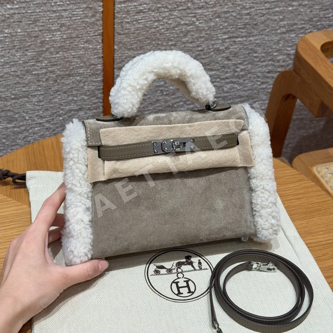 에르메스 미니 켈리 2 그레이 가방 18290