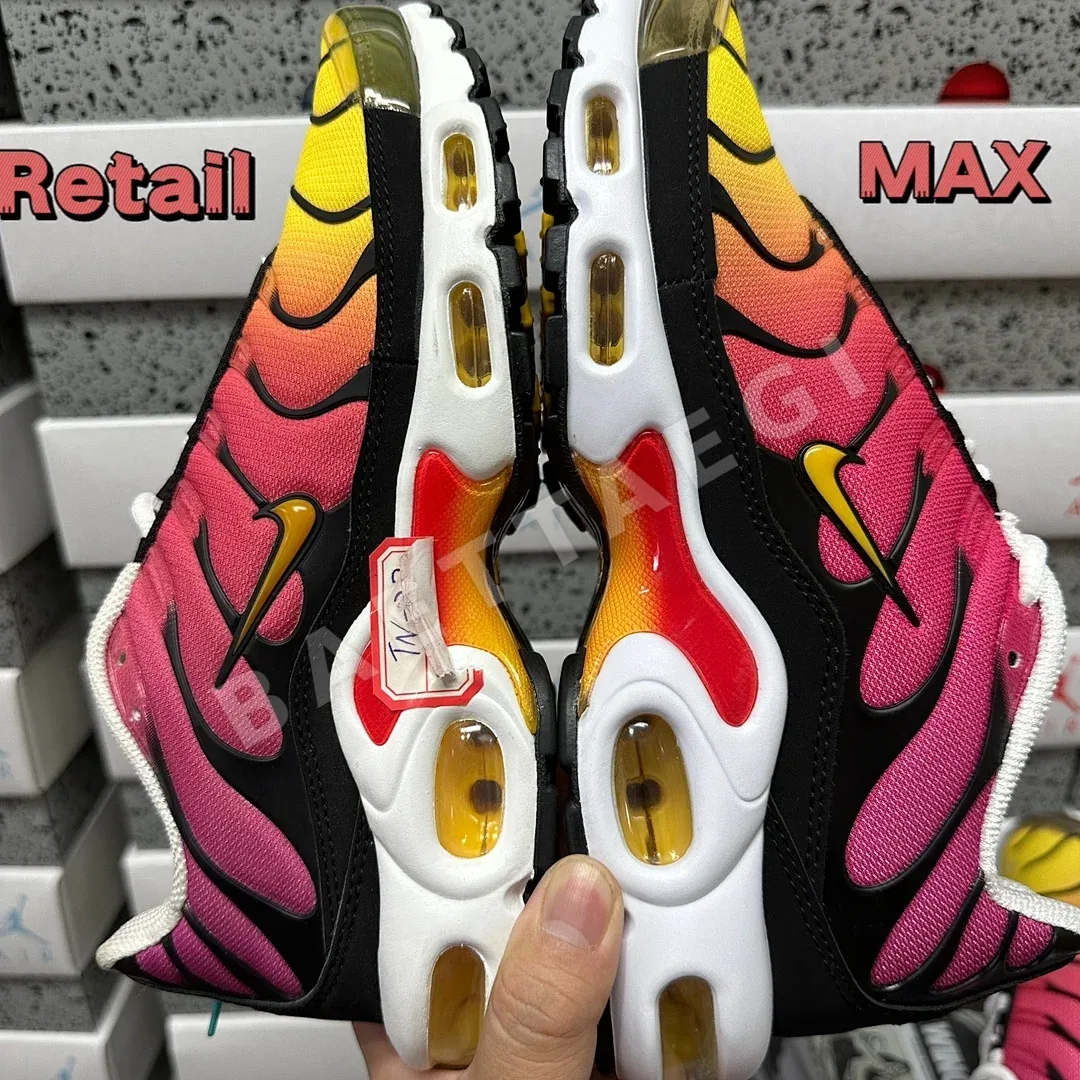 나이키 [DF] 에어 맥스 플러스 DX0755-600 201342 Nike Air Max Plus Yellow Pink Gradient 상세 이미지 3