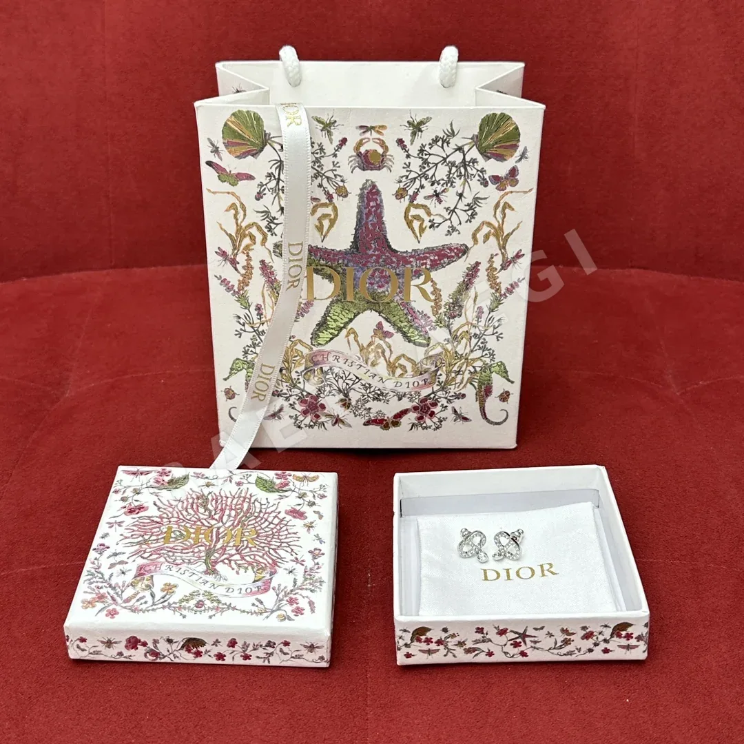 디올 CD 로고 스와로브스키 크리스탈 다이아몬드 귀걸이 상세 이미지 10