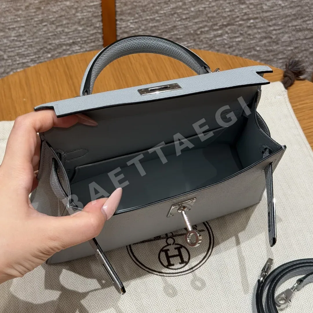 에르메스 켈리 미니 2 앱송 가죽 가방 상세 이미지 6