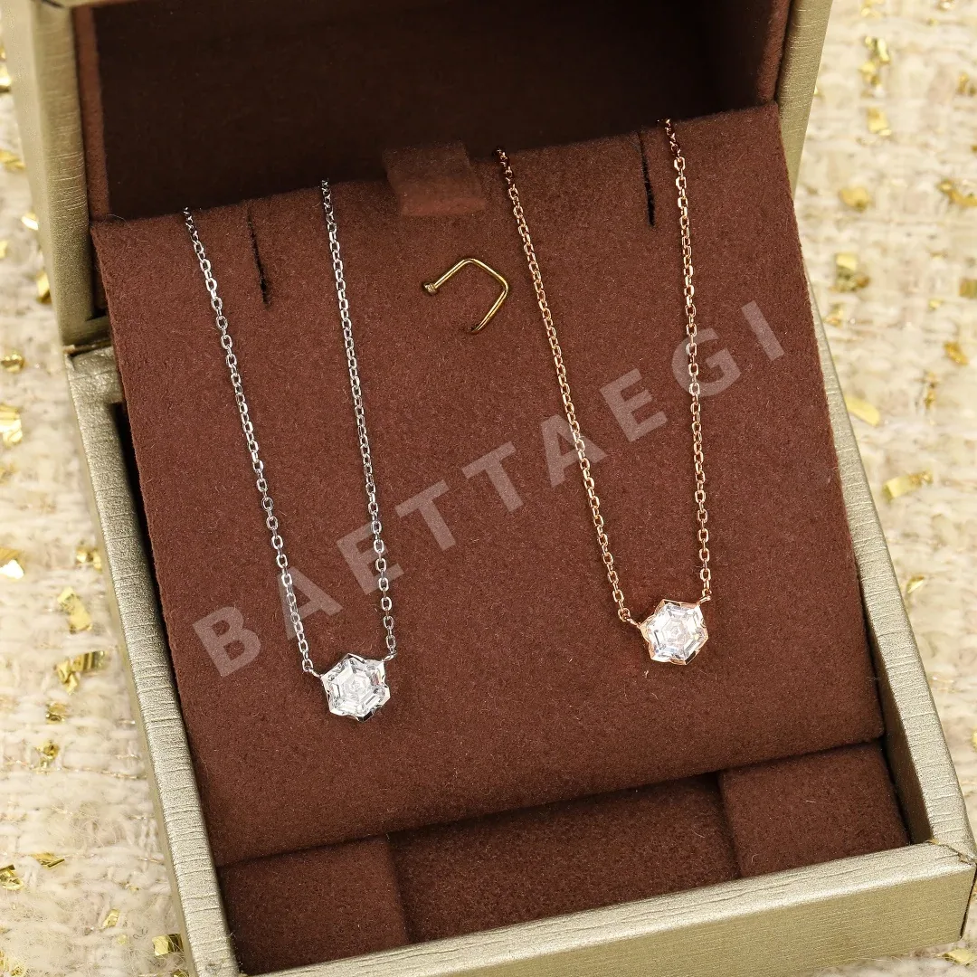 쇼메 비 마이 러브 18K 로즈 골드 다이아몬드 목걸이 상세 이미지 3