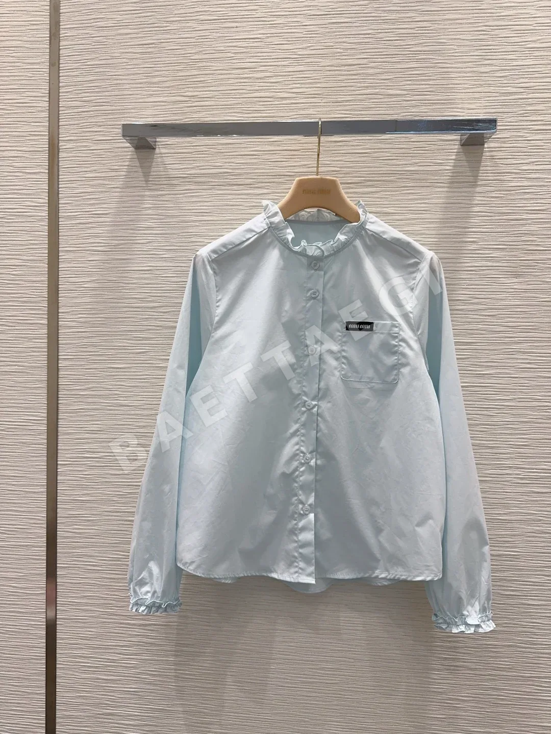 미우미우 입체 재단 여성 셔츠 상세 이미지 3