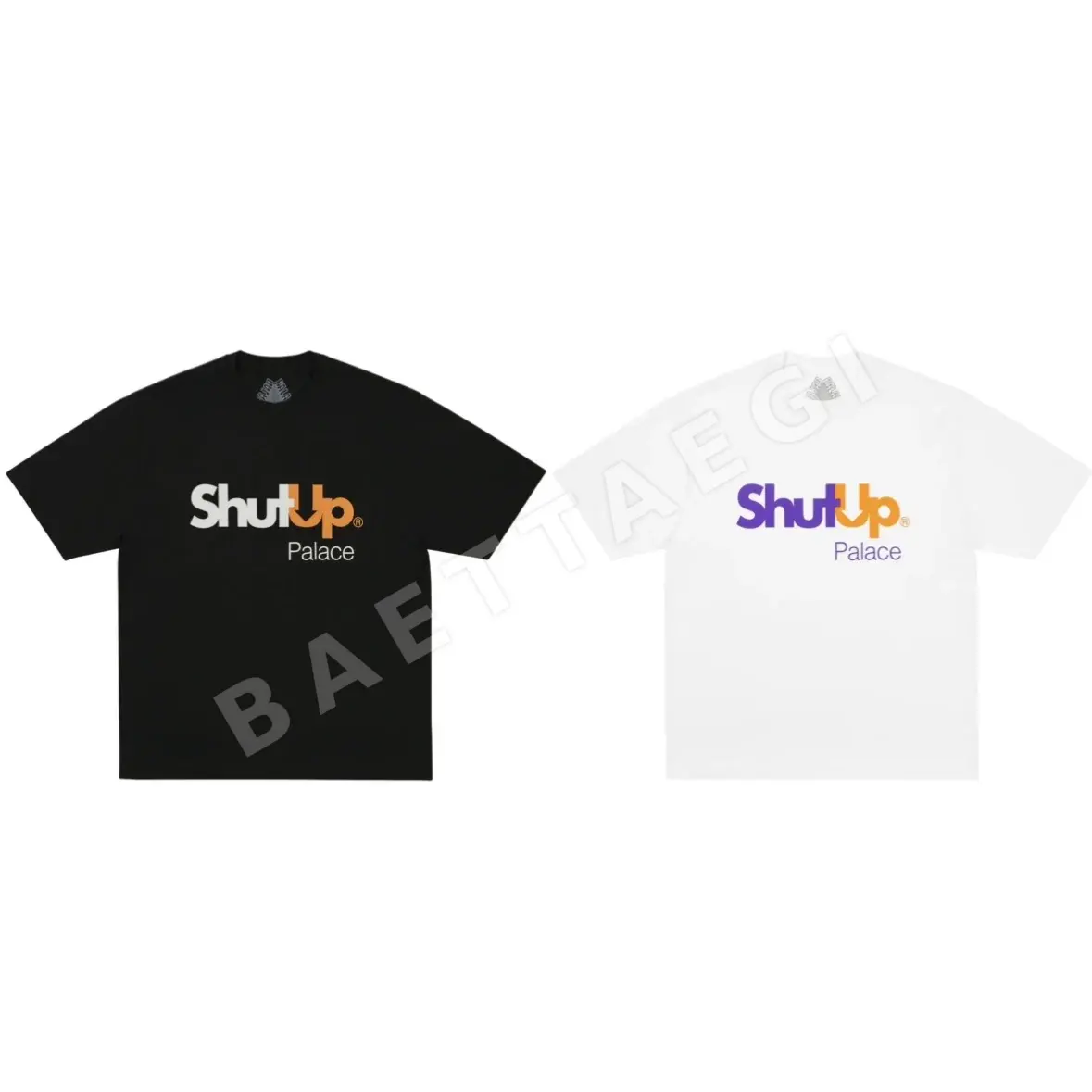 팔라스 SHUT UP 로고 크루넥 반팔 티셔츠 상세 이미지 5