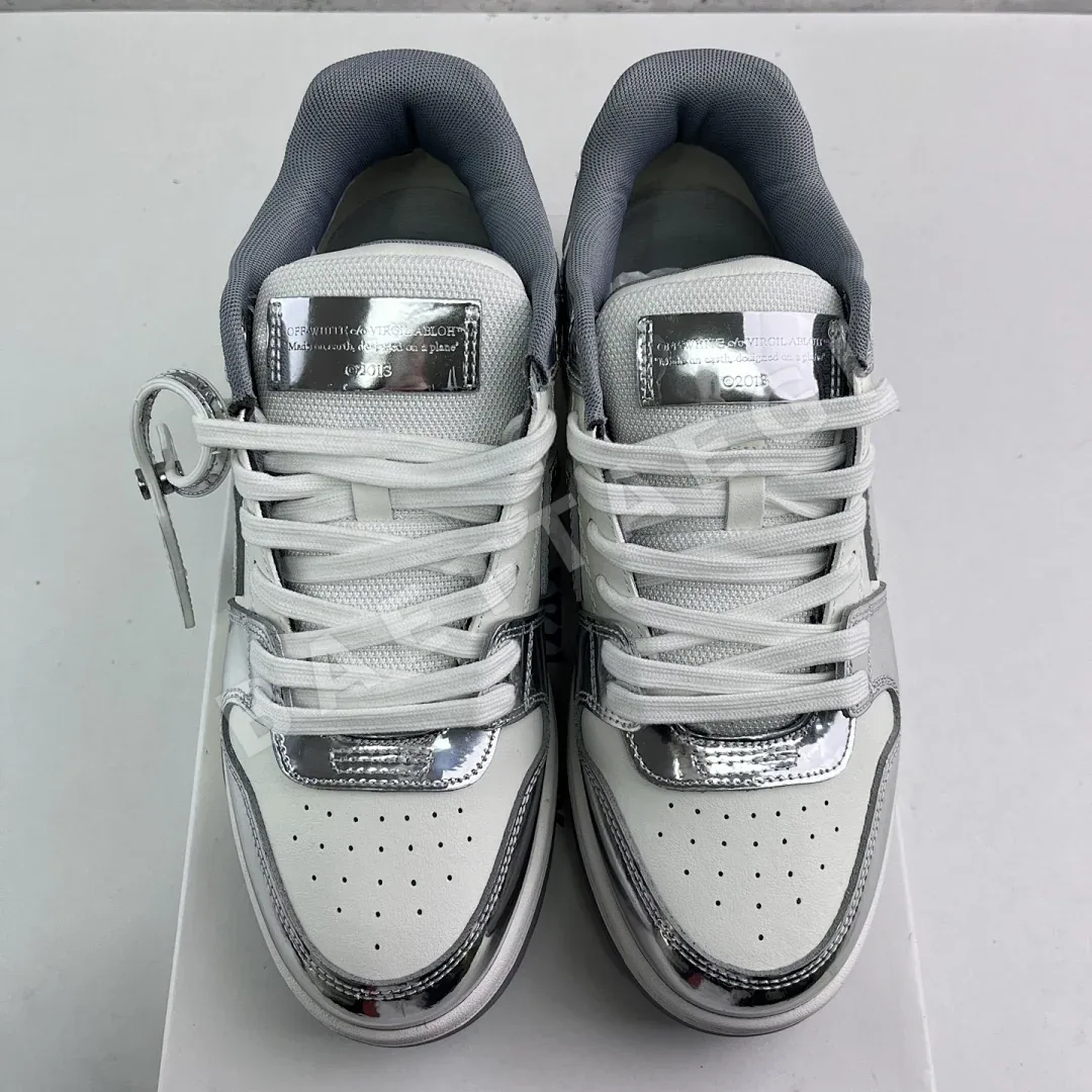 오프화이트 아웃 오브 오피스 OOO 로우 탑스 실버 화이트 E0172 202394 Off White Out Of Office OOO Low 상세 이미지 2