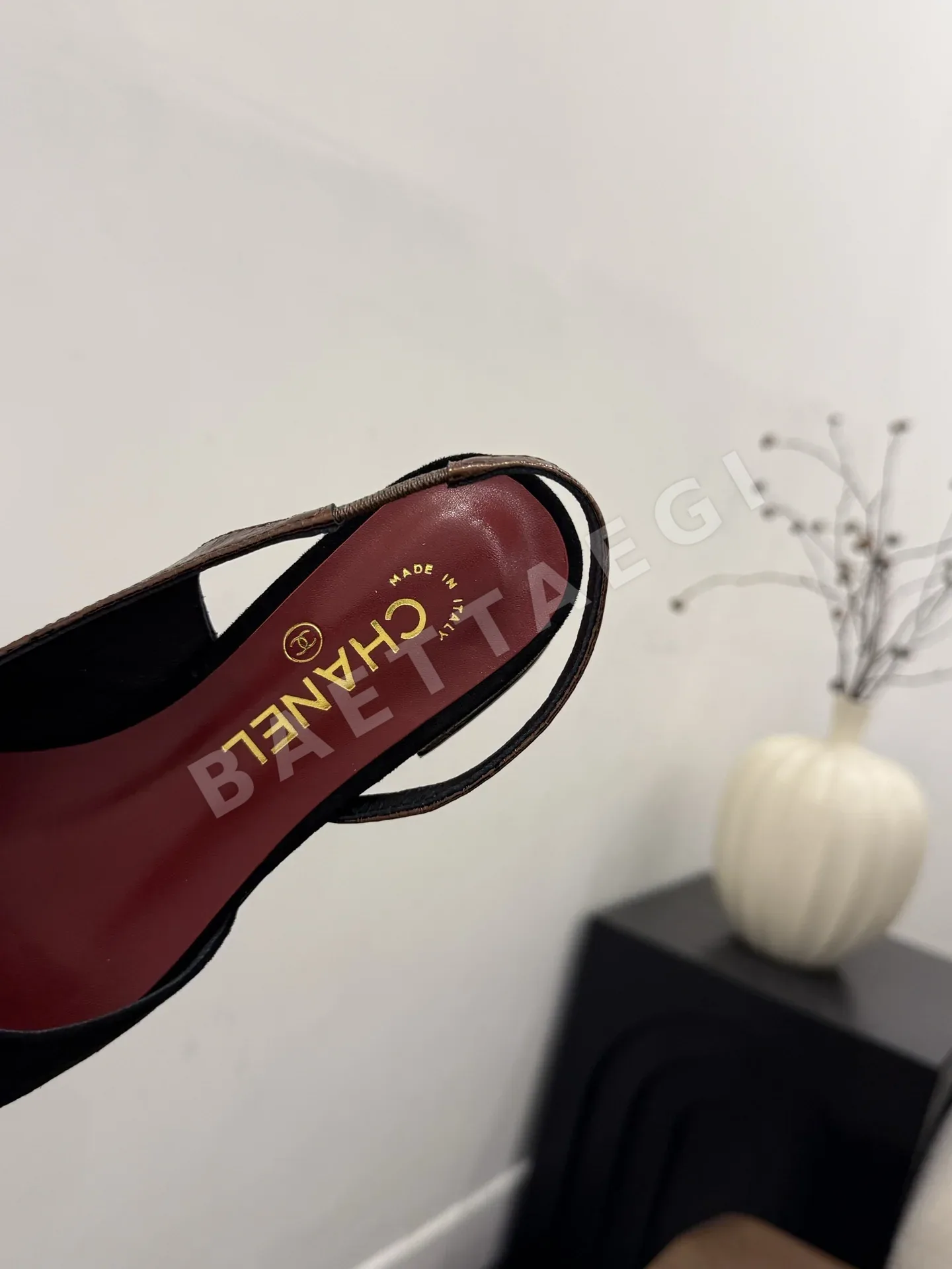 샤넬 소가죽 하이힐 신발 상세 이미지 6