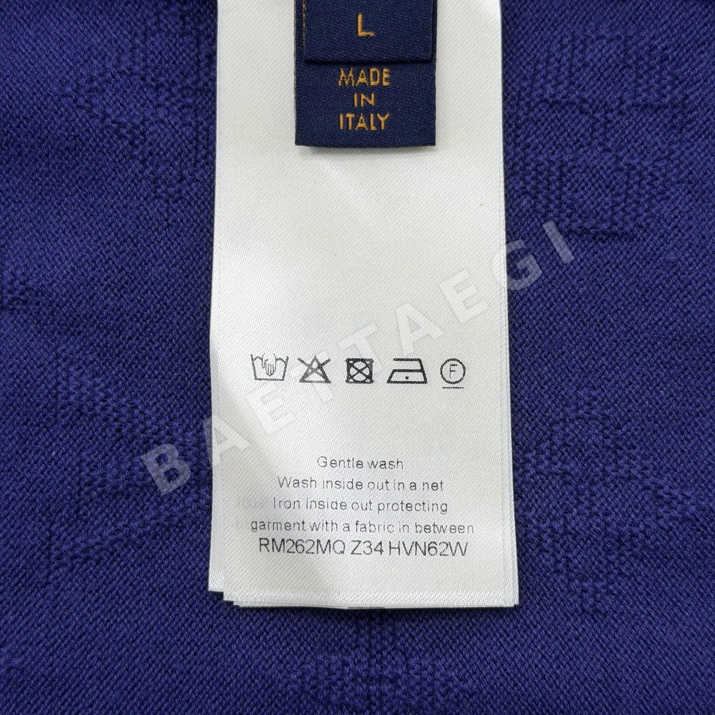 루이비통 크루넥 로고 남성 반팔 티셔츠 상세 이미지 9