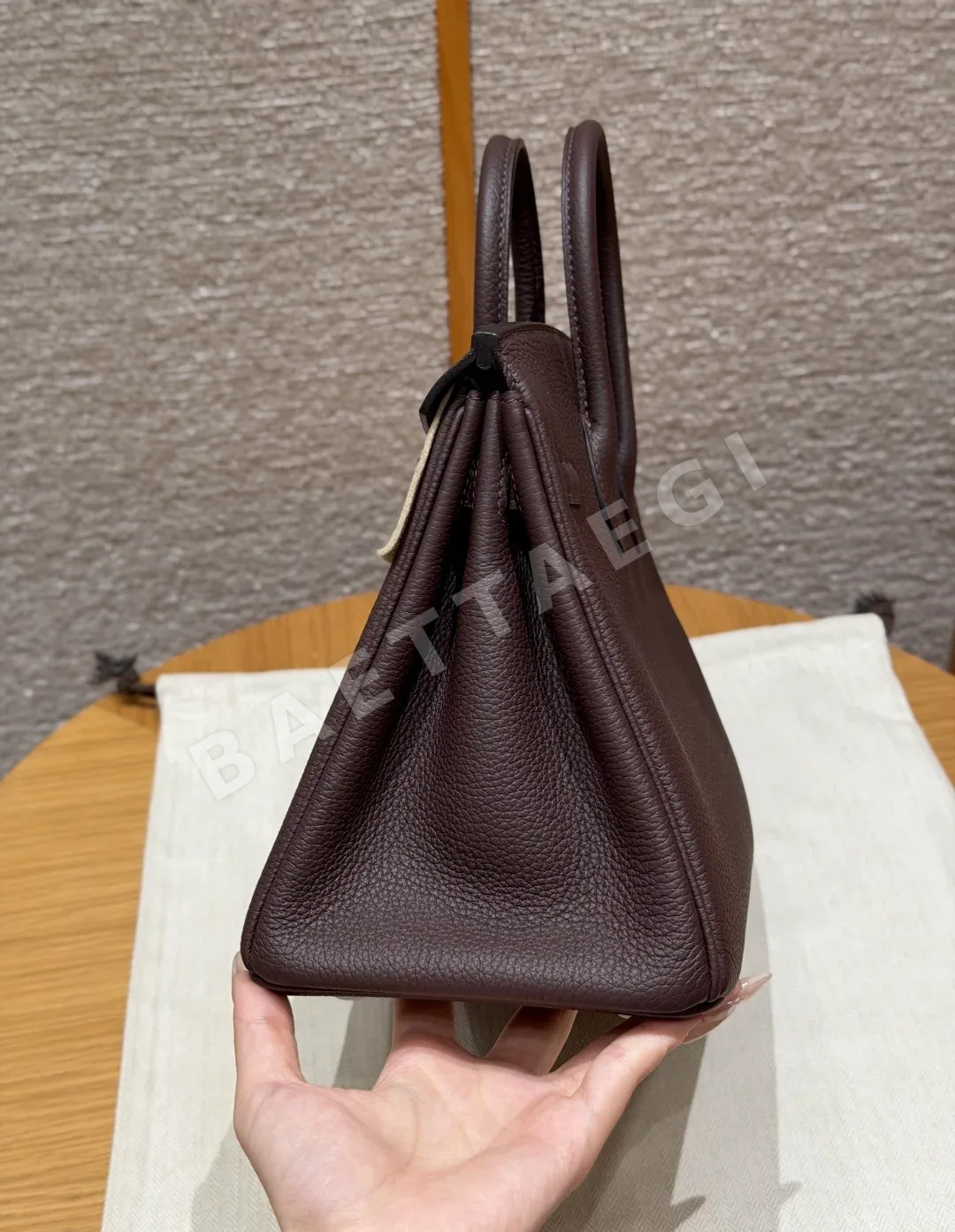 에르메스 버킨 25 토고 가죽 가방 상세 이미지 5