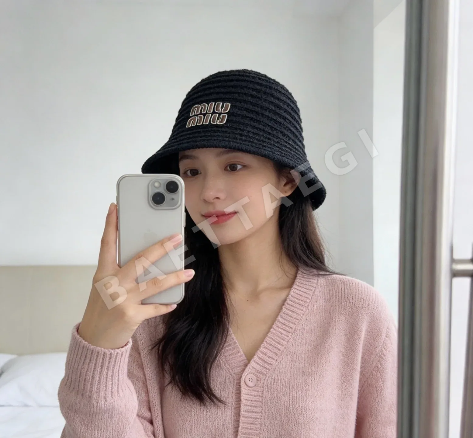 미우미우 모자 80787 Miu Miu Cap 상세 이미지 13