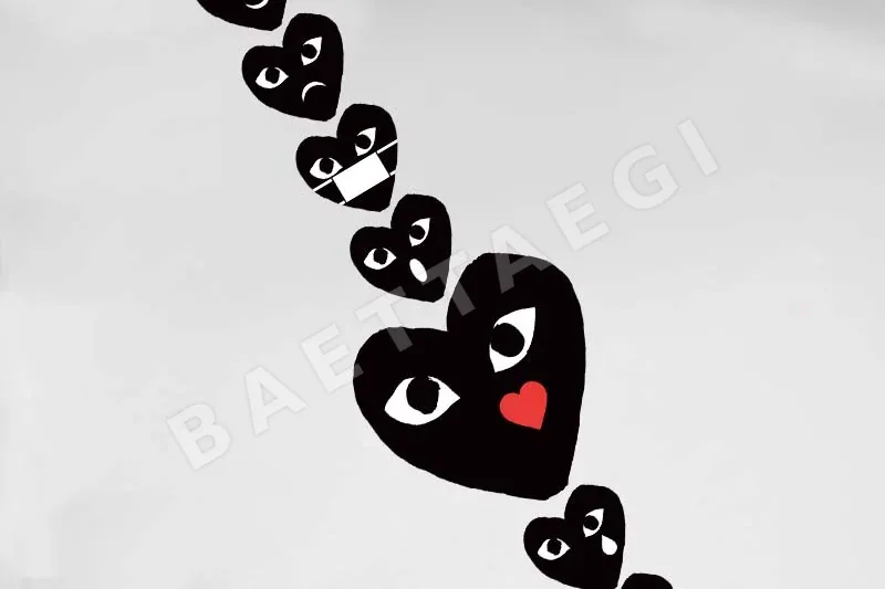꼼데가르송 여성 반팔 상세 이미지 9