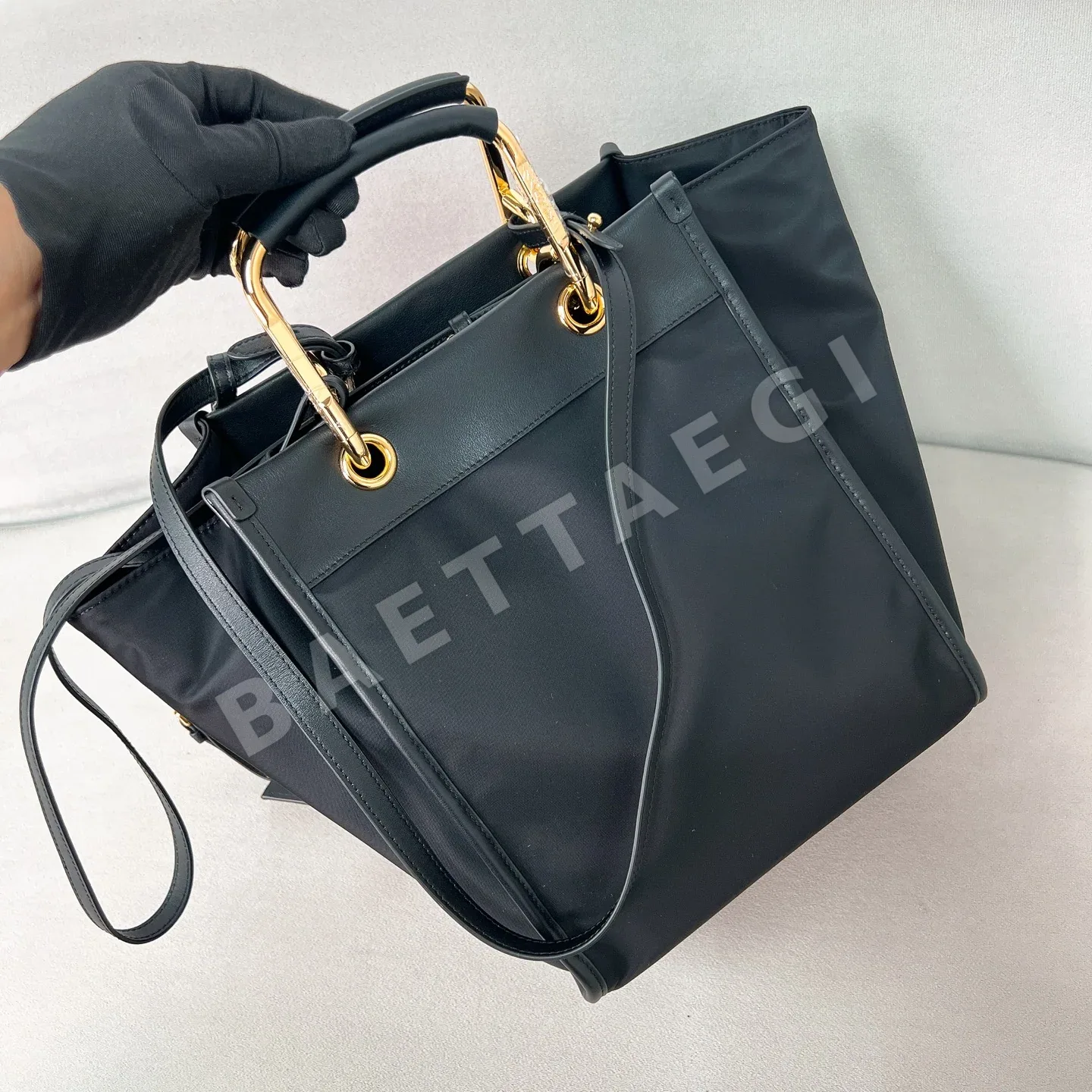 프라다 나일론 토트백 1BG578 상세 이미지 4