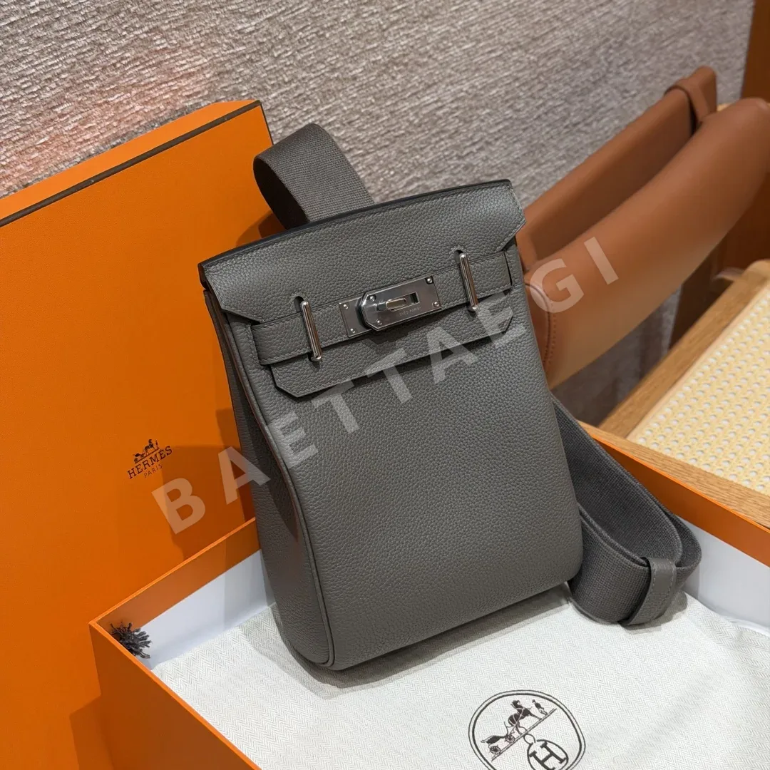 에르메스 핵 아 도 토고 가죽 백팩 166674