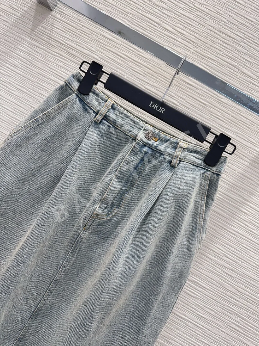 디올 발효 워시 데님 여성 스커트 상세 이미지 3
