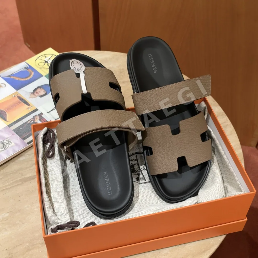 에르메스 시프르 샌들 Calfskin 컷아웃 상세 이미지 11