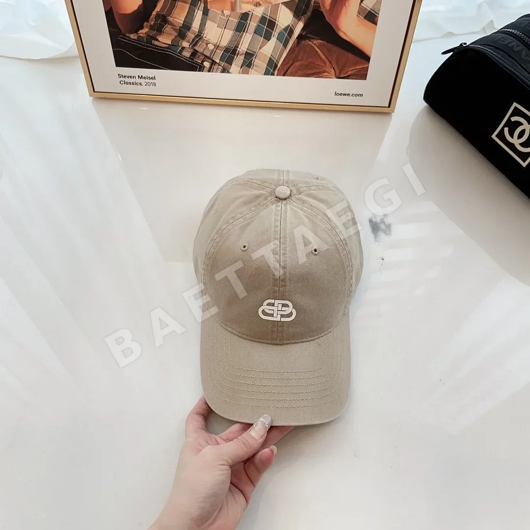 발렌시아가 코튼 더블 B 버클 야구모자 상세 이미지 6