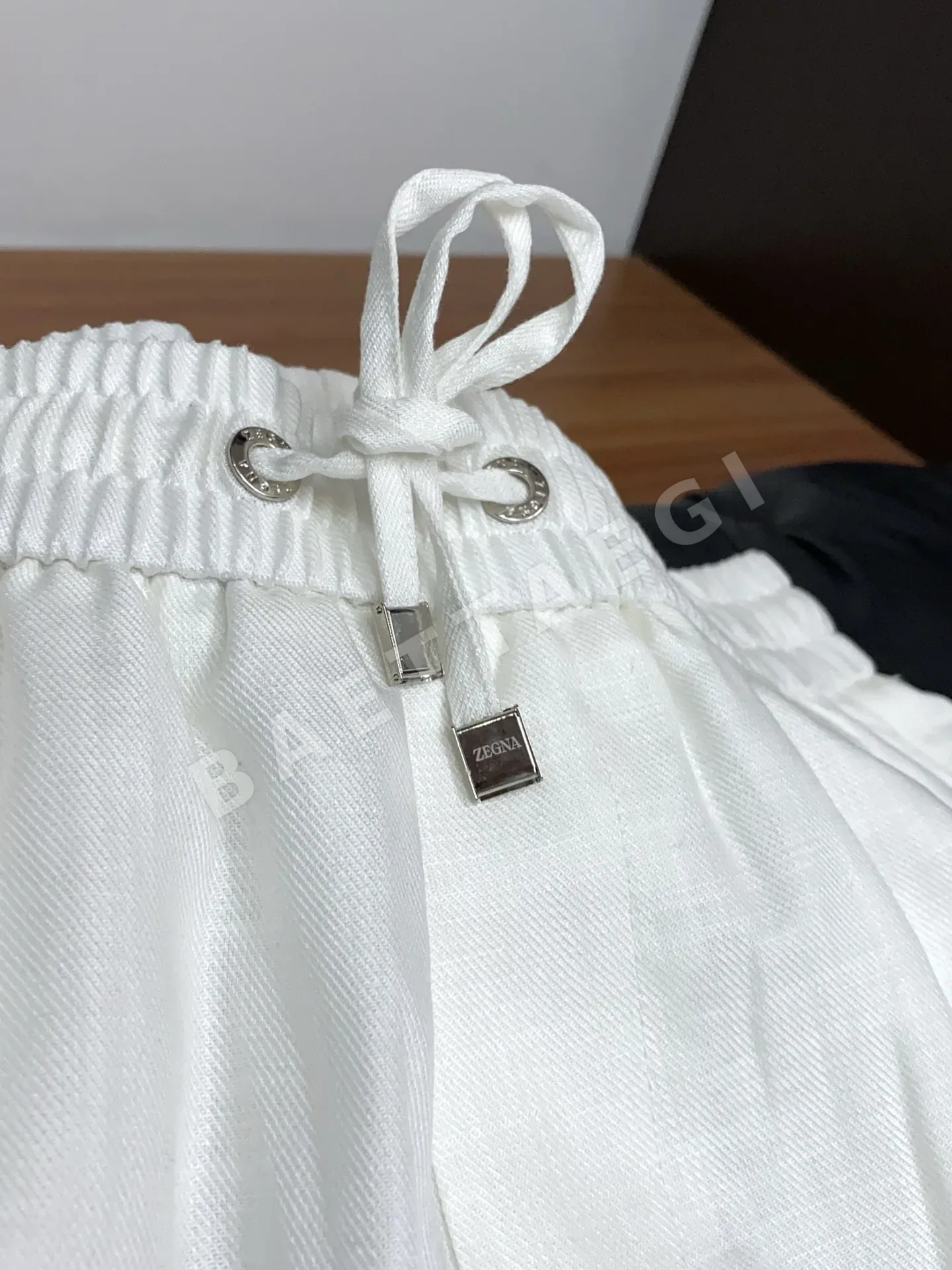 제냐 린넨 코튼 남성 반바지 상세 이미지 7