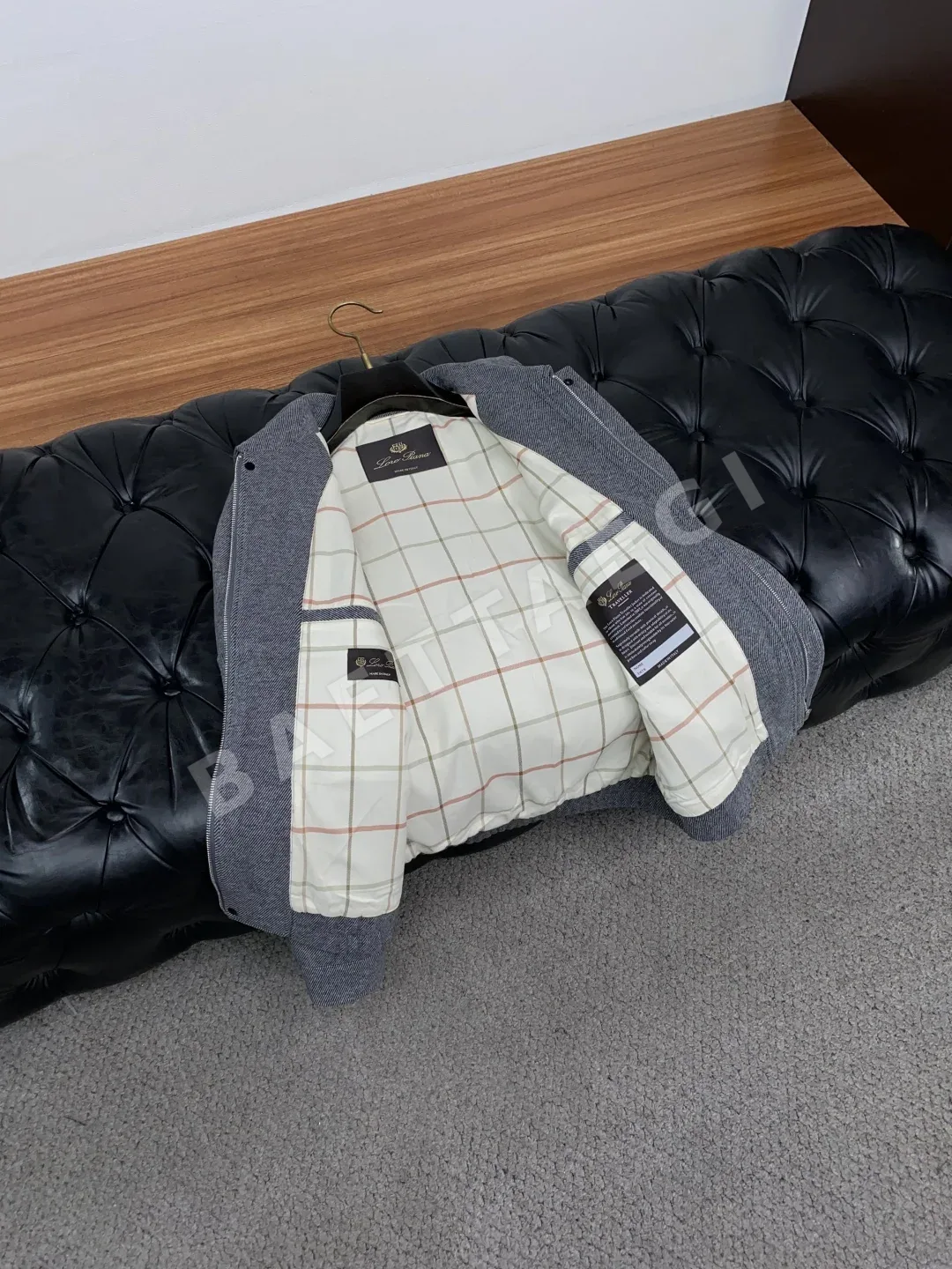 로로피아나 남성 슬림핏 맞춤 제작 자켓 상세 이미지 7