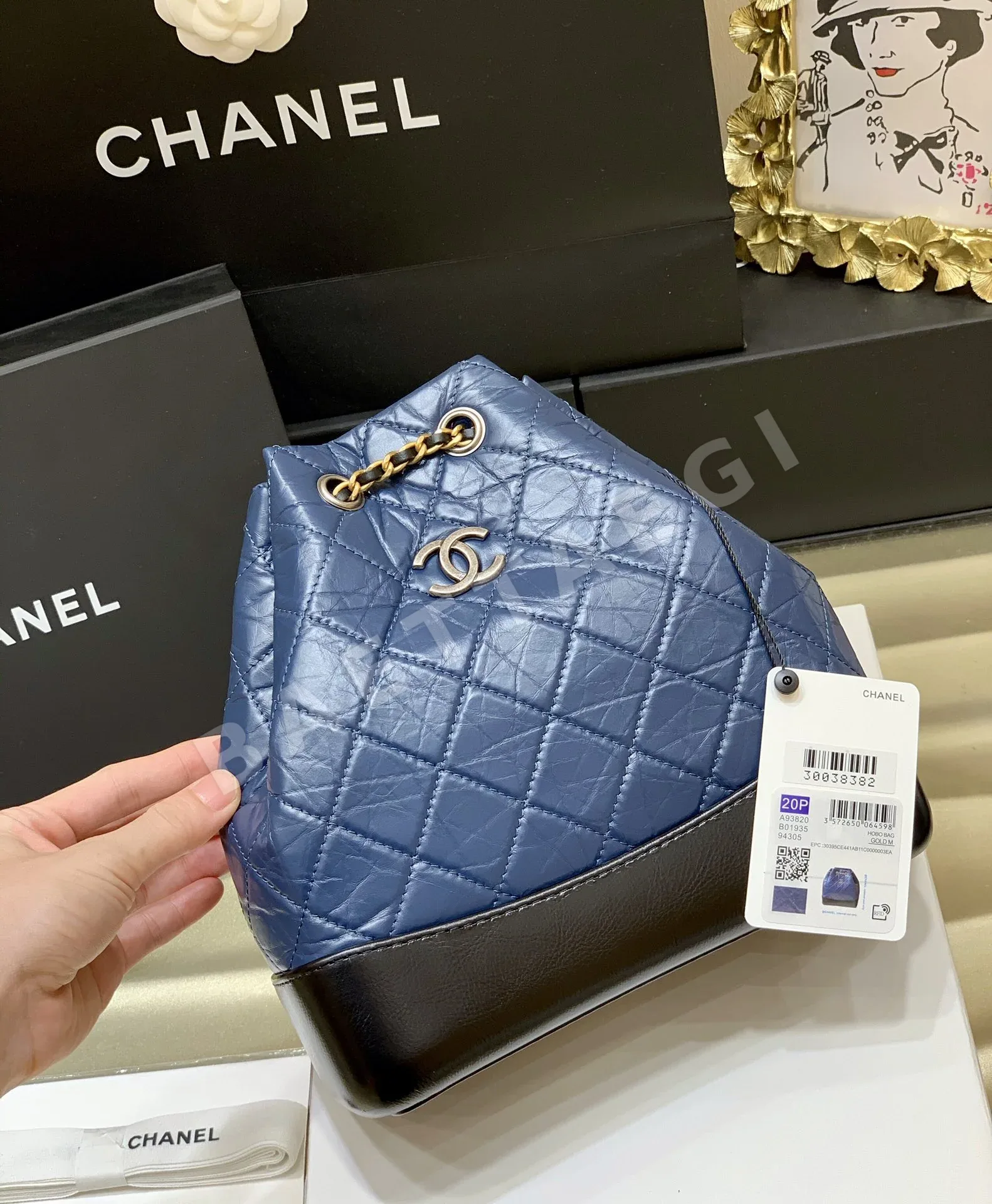 샤넬 가브리엘 더블 백팩 A93820 37210