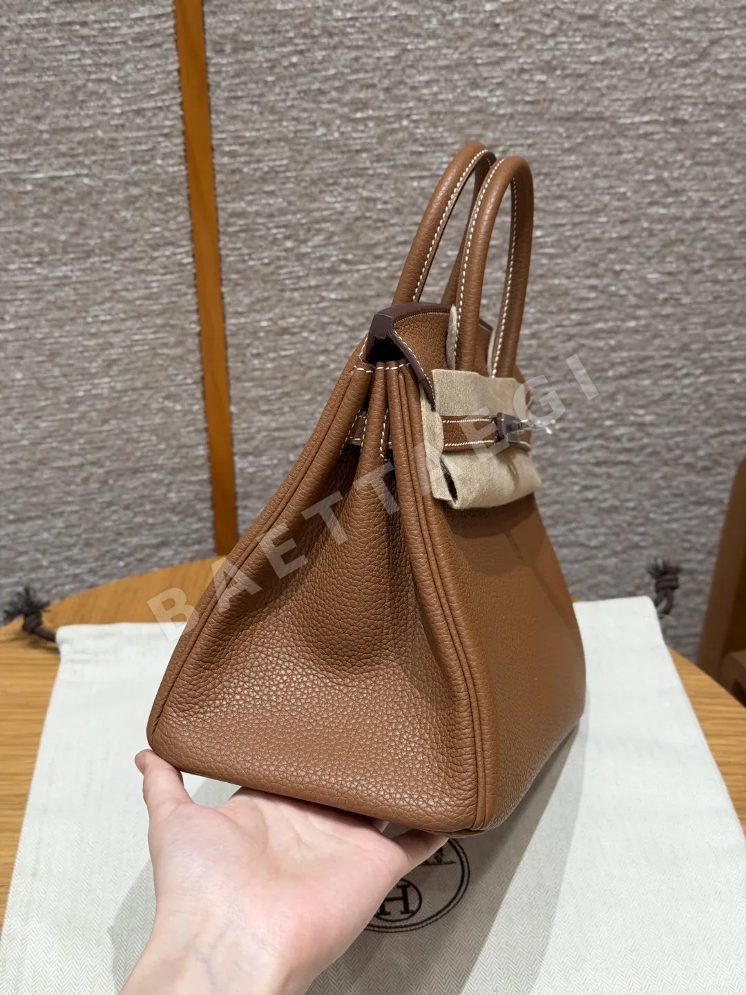 에르메스 버킨 25 토고 가죽 가방 상세 이미지 3