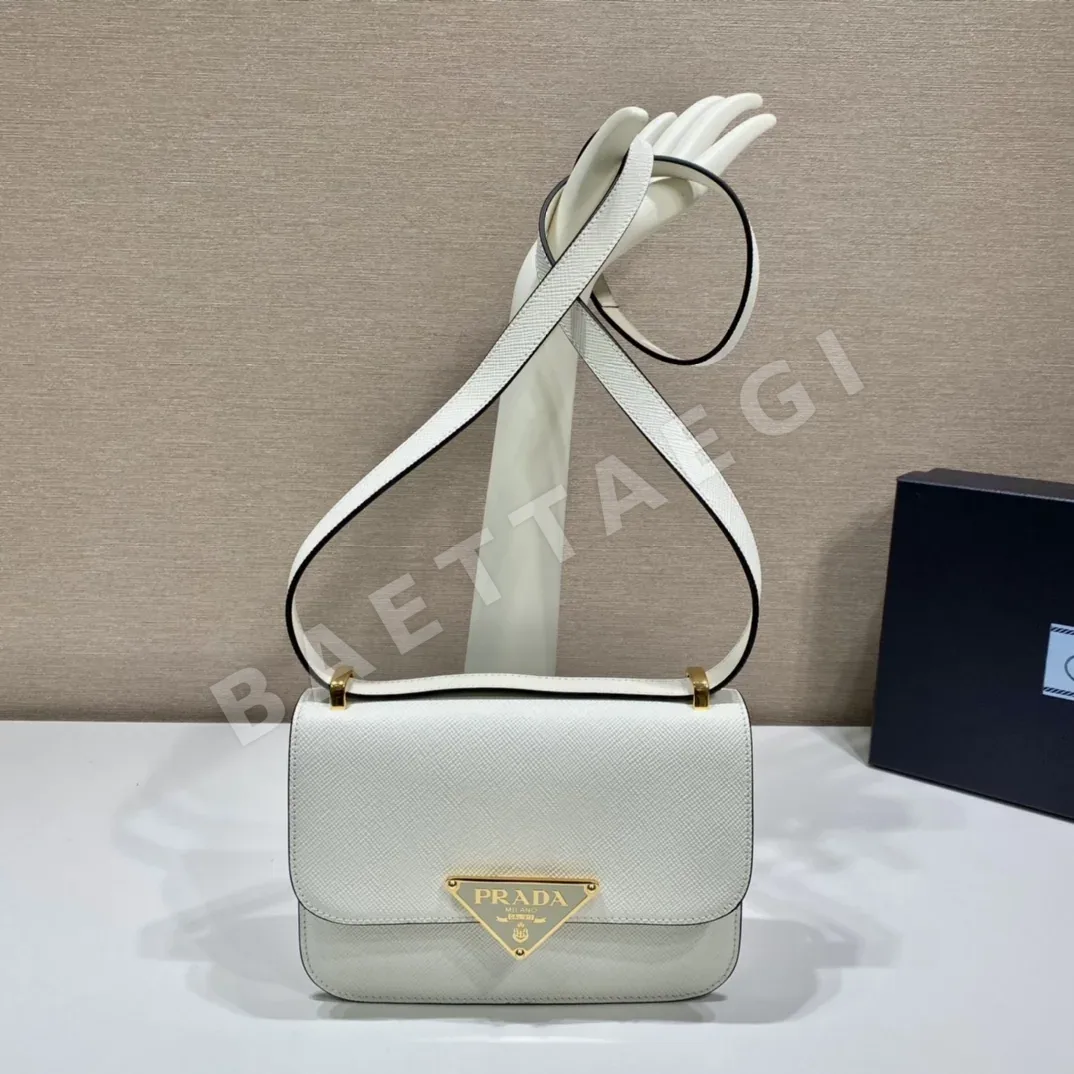 프라다 크로스 그레인 가죽 숄더백 1BD320 상세 이미지 2